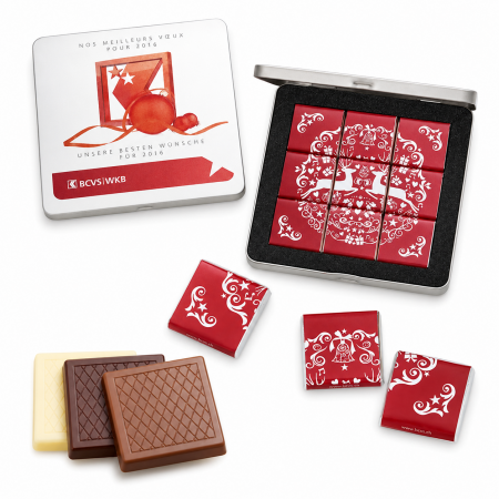 Schokolade mit Logo bedrucken
