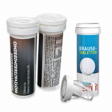 Brausetabletten als Werbeartikel