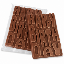 Geburtstagsschokolade Mitarbeiter