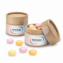 Mentos in Papierdose mit Logo