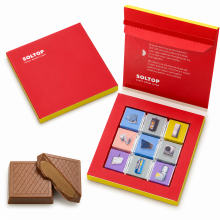 Personalisierte Schokolade Werbegeschenk