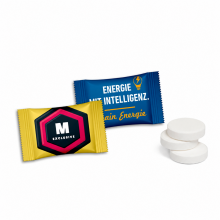 Traubenzucker einzeln mit Logo – ca. 3 g im Flowpack