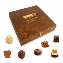 Pralinébox aus Holz