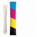 Teestick mit weissem Filter und individuell bedruckbarer Verpackung in CMYK-Farben