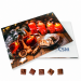 Weihnachtskalender im Maxiformat mit Kerzenmotiv und individuellem CSM-Logo