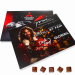 Schokoladen-Adventskalender im Maxiformat mit Firmenmotiven von Mitsubishi und Paul Mitchell